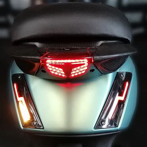 Power Evo Lightning Led Flasher Lights Rear Smoke Piaggio