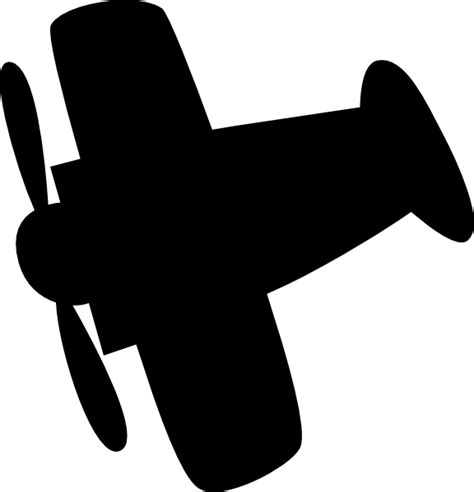 Airplane Silhouette Clip Art at Clker.com - vector clip art online, royalty free & public domain