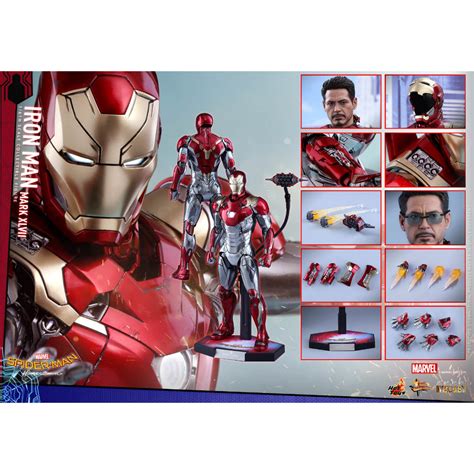 Hot Toys MMS D Iron Man MK RE DIECAST Spider Man Homecoming ของพรอมสง มอสอง
