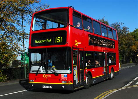 London Bus Routes | Route 151: Wallington - Worcester Park | Route 151 ...