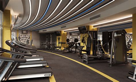 Gym Hotel Design For Jdar On Behance