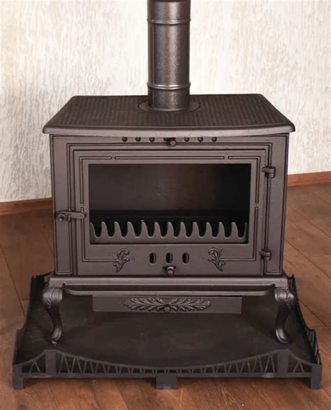 Aesthetic Large Glazed Cast Fireplace Wood Burner Stove Metal Fire Pit Coal Burner Stove Metal