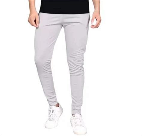 Mens Solid Regular Fit Polyster Fabric Casual Track Pant At Rs 160