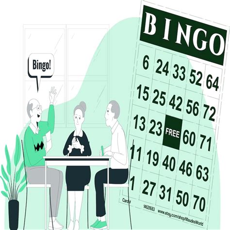 Printable Bingo Cards Per Page Large Activities For Etsy