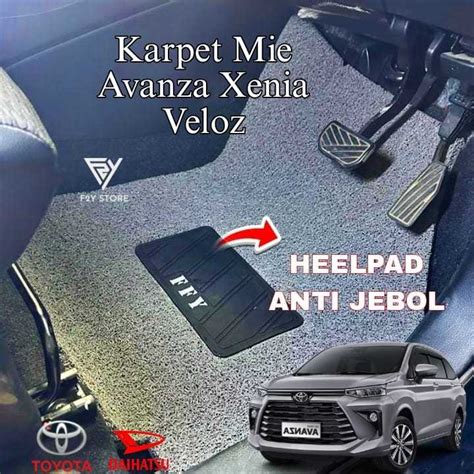 Jual Karpet Mobil Mie Bihun AVANZA VELOZ XENIA 2022 2024 Full Set