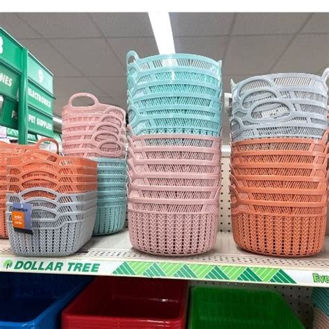 Dollar Tree Storage Baskets are out in so many great colors!