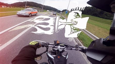 KTM EXC Wheelie In Front Of Police The Hassers Switzerland YouTube