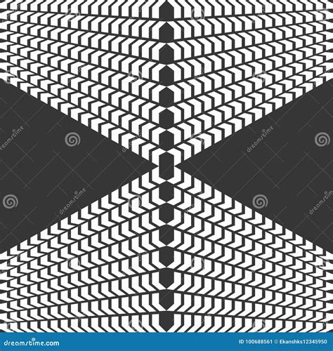 Vector Modern Seamless Geometry Pattern D Black And White Abstract