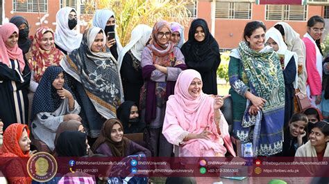 Vice Chancellor Held A Meeting With Students The Begum Nusrat Bhutto