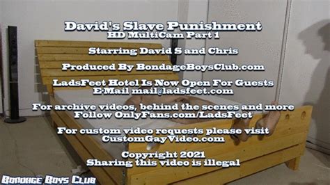 Davids Slave Punishement Hd Multicam Part 1 Ladsfeet And Tickling Clips4sale