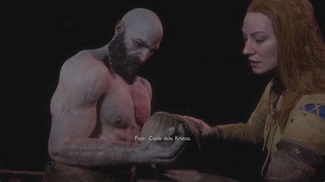 God of War Ragnarök PS5 Kratos Faye e Atreus Bebê Dublado PT BR