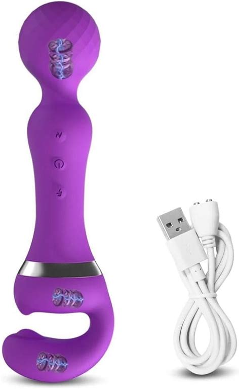 Double Head Orgasmic Vibrator Female Big Head Strong Vibration Av Stick