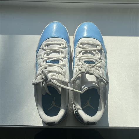 vintage jordan 11 baby blue unc lows📘 rare jordan... - Depop