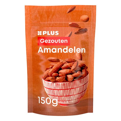 PLUS Amandelen Gezouten Per Stazak 150 G