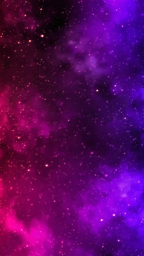 Purple Red Space Cloud Galaxy Nebula Scifi Stars Universe HD