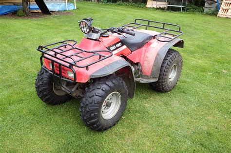 Honda Big Red Trx Atv Farm Quad Bike Cc Trx