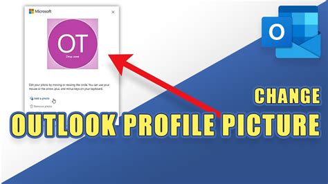 Easily Change Your Profile Picture In Outlook Tutorial Youtube