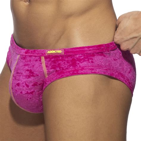 Addicted Slip Bikini Velvet Shady Fuchsia INDERWEAR