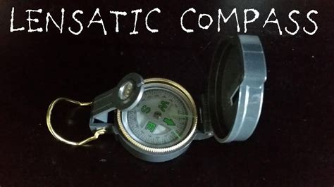 How To Use A Lenstatic Compass Youtube