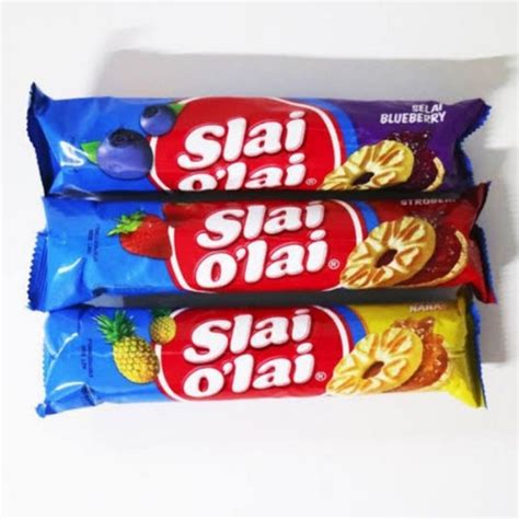 Jual Slai Olai Biskuit Selai Roll Gram Blueberry Kota Bandung