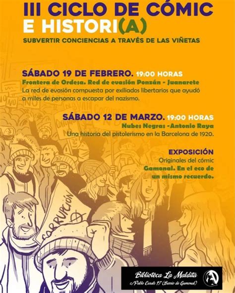 Iii Ciclo De Cómic E Historia Ficha De Promoción En Tebeosfera