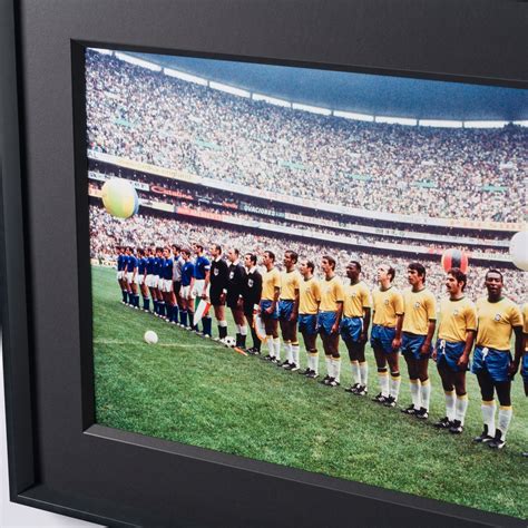 Team Line Up World Cup Final 1970 Silver Gelatin 30x40 Pelé