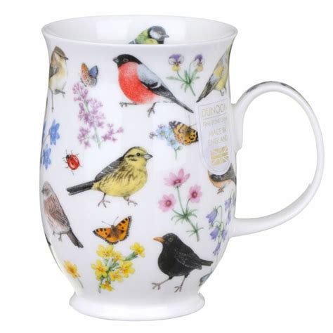 Dunoon Bird Garden Bullfinch Suffolk Shape Mug Great British Brands USA