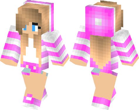 CUTE Pink Girl | Minecraft Skin | Minecraft Hub | Minecraft skins cute, Minecraft girl skins ...