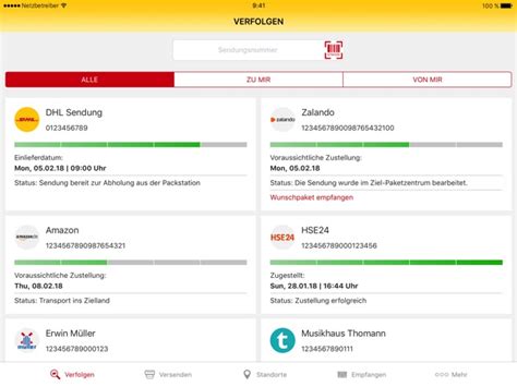 Dhl Sendungsverfolgung Verfolge Dein Paket Live