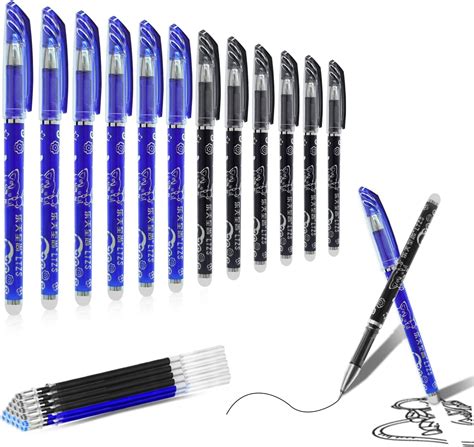 Rnhdly Erasable Pens Pcs Mm Rub Out Pens With Erasable Pens