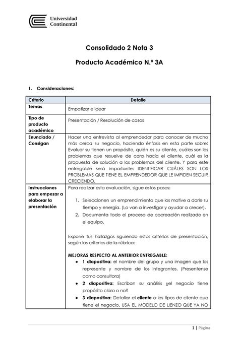 Consolidado 2 NOTA 1 Prof Violeta Cordova Consolidado 2 Nota 3