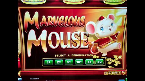 Marvelous Mouse Bonus 5 Cent Denomination Youtube