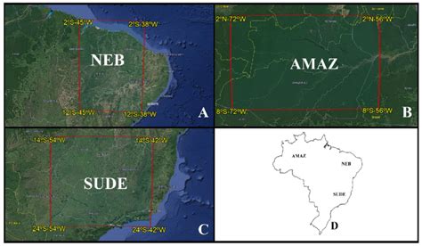 Reas Analisadas No Estudo Neb A Amaz B E Sude C De Acordo