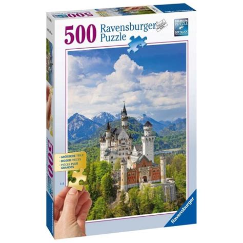 Ravensburger Puzzle 2D dla seniorów Zamek Neuschwanstein 500 elementów