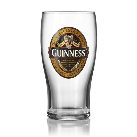 Guinness Classic Collection Pint Glass Guinness Webstore Uk