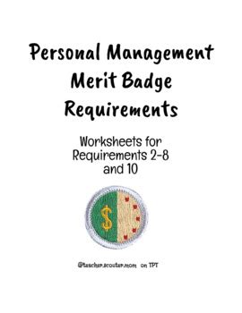 Sport Merit Badge Worksheet