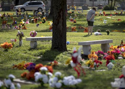 A blue SUV sped over graves at San Fernando Cemetery II - San Antonio