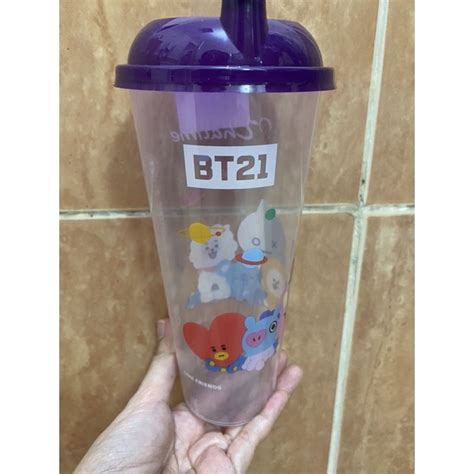 Jual BT21 BTS X Chatime Reusable Cup Shopee Indonesia