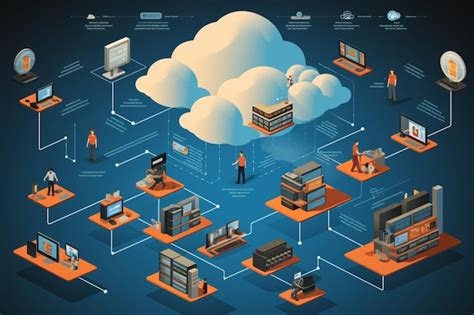 Premium Photo Cloud Technology Computing Concept Data Center Concept