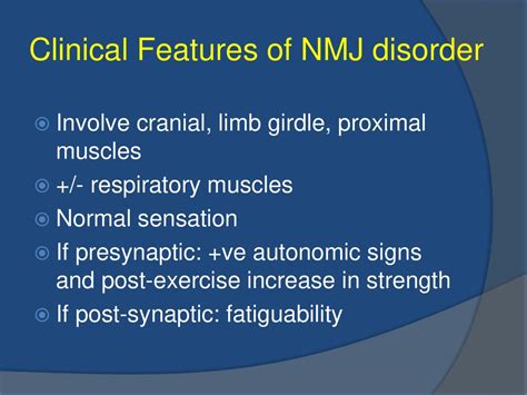 Neuromuscular Junction Disorders Ppt Download