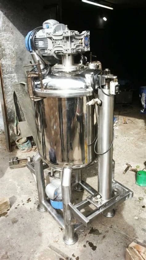 Chemicals Oils Stainless Steel Mixing Tank Automation Grade Semi