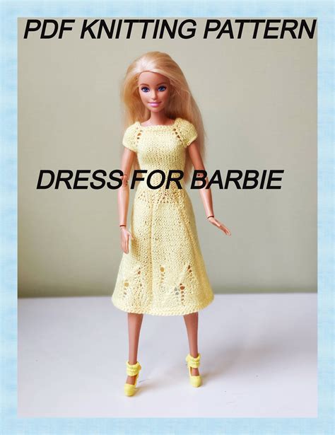 Barbie Clothes Knitting Patterns Free Printable Templates Free