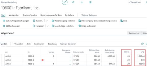 Einkauf Trade Connect Dokumentation