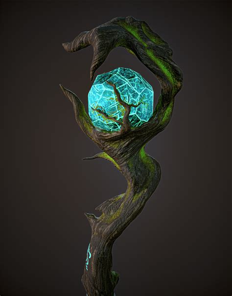 ArtStation - Ancient magical staff