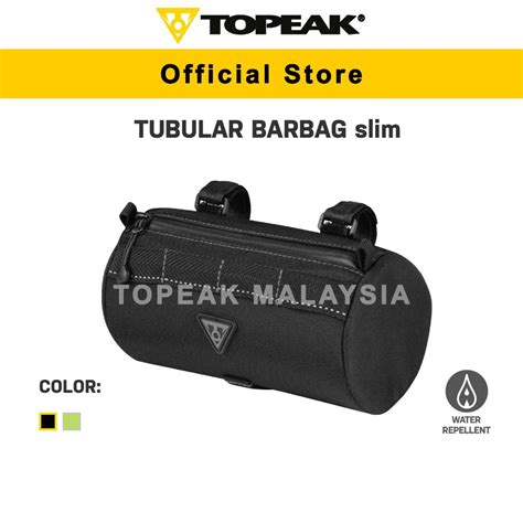 Topeak Tubular Barbag Slim Handlebar Bag L Black Green