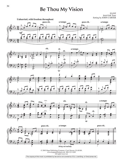 Be Thou My Vision Sheet Music For Piano Solo | HOT SEXY GIRL