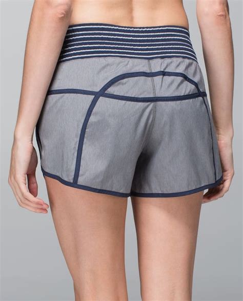 Lululemon Tracker Short V Heather Lux Multi Black Lulu Fanatics