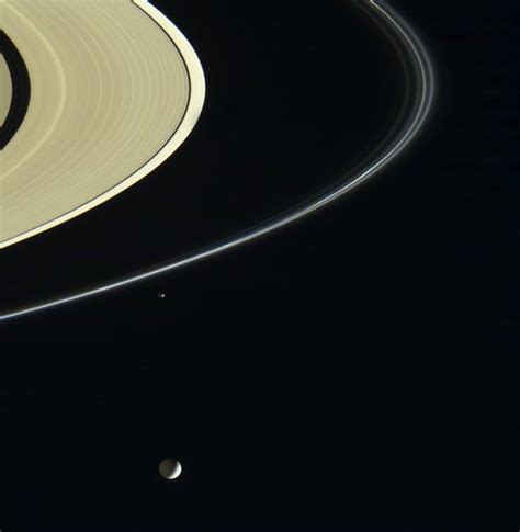 Mimas And Saturns Rings The Planetary Society