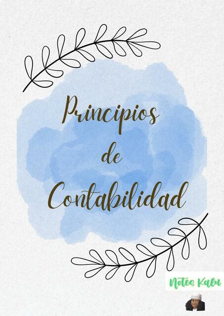 Principios De Contabilidad Notes Kalu Udocz