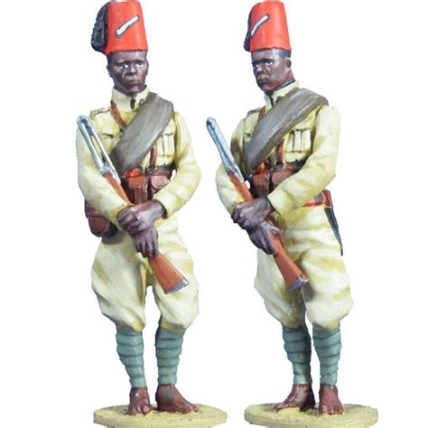 Italian army Private 2 66th eritrean colonial BN Painted 1:30 scale toy soldier